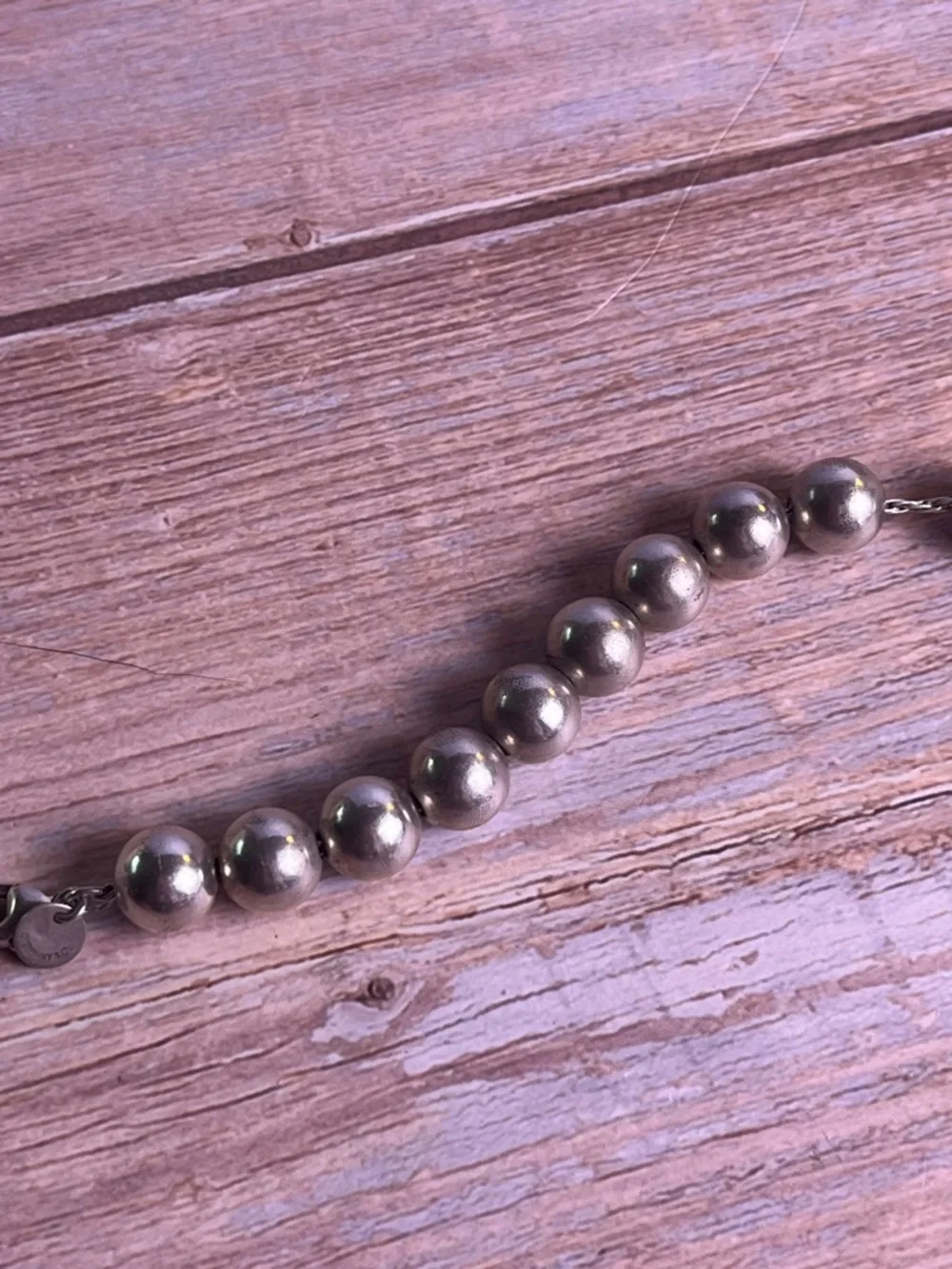 Tiffany & Co. Silver Ball Bead Bracelet